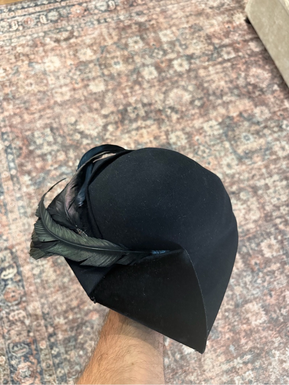 Vintage Henry G Ross Black Feathertail Women's Cocktail Hat